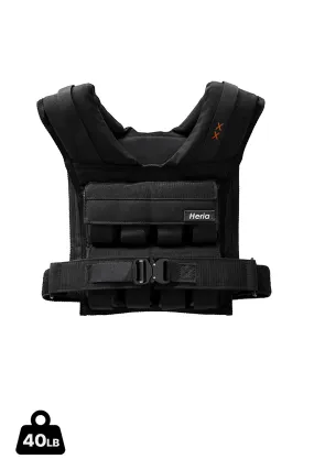 40LB Weight Vest - Black