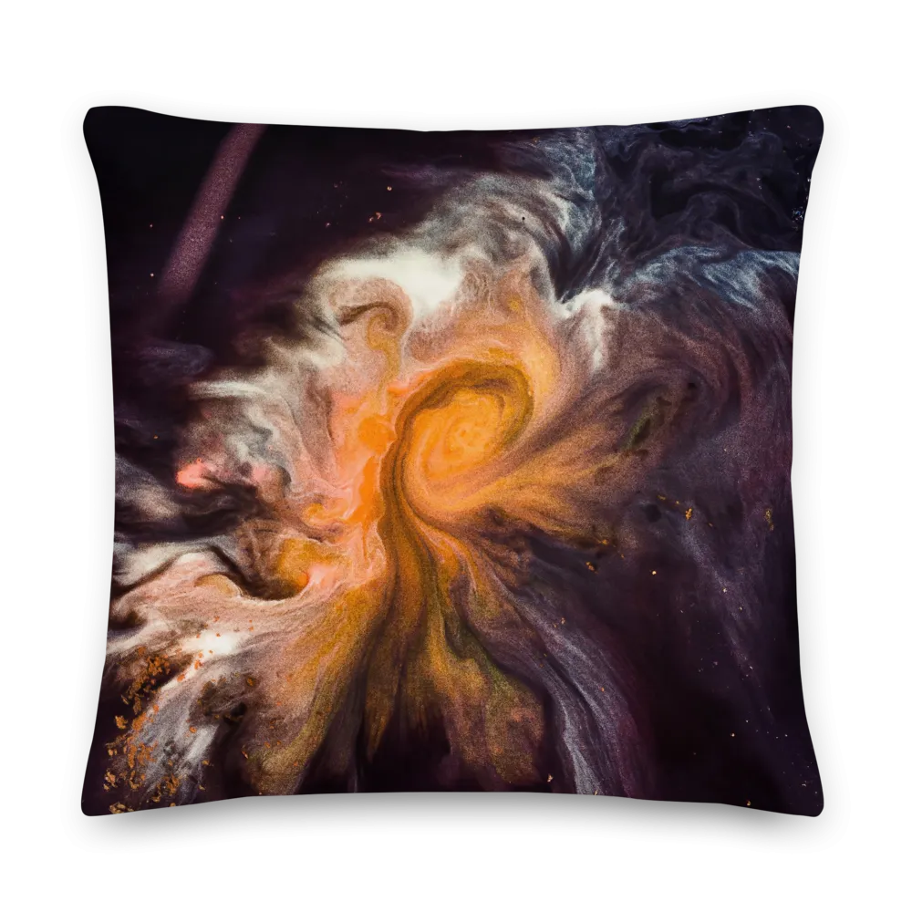 Abstract Painting Square Premium Pillow