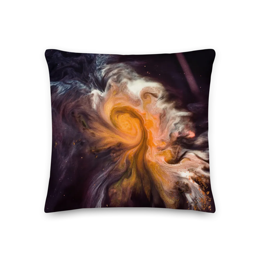 Abstract Painting Square Premium Pillow