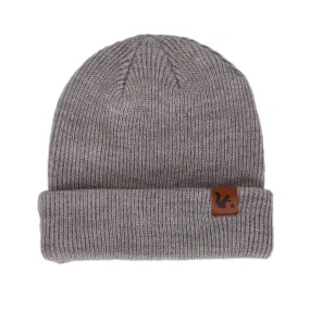 Acorn Hipster Merino Beanie - Grey