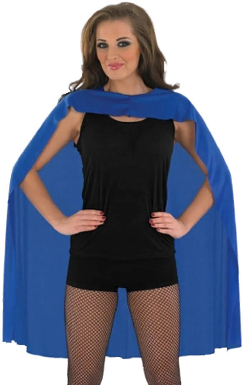 Adult Classic Blue Superhero Cape