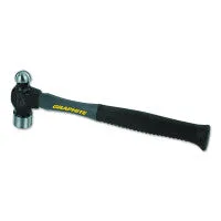 Ball Pein Hammer, Graphite Handle, 13 in, High Carbon Steel 16 oz Head