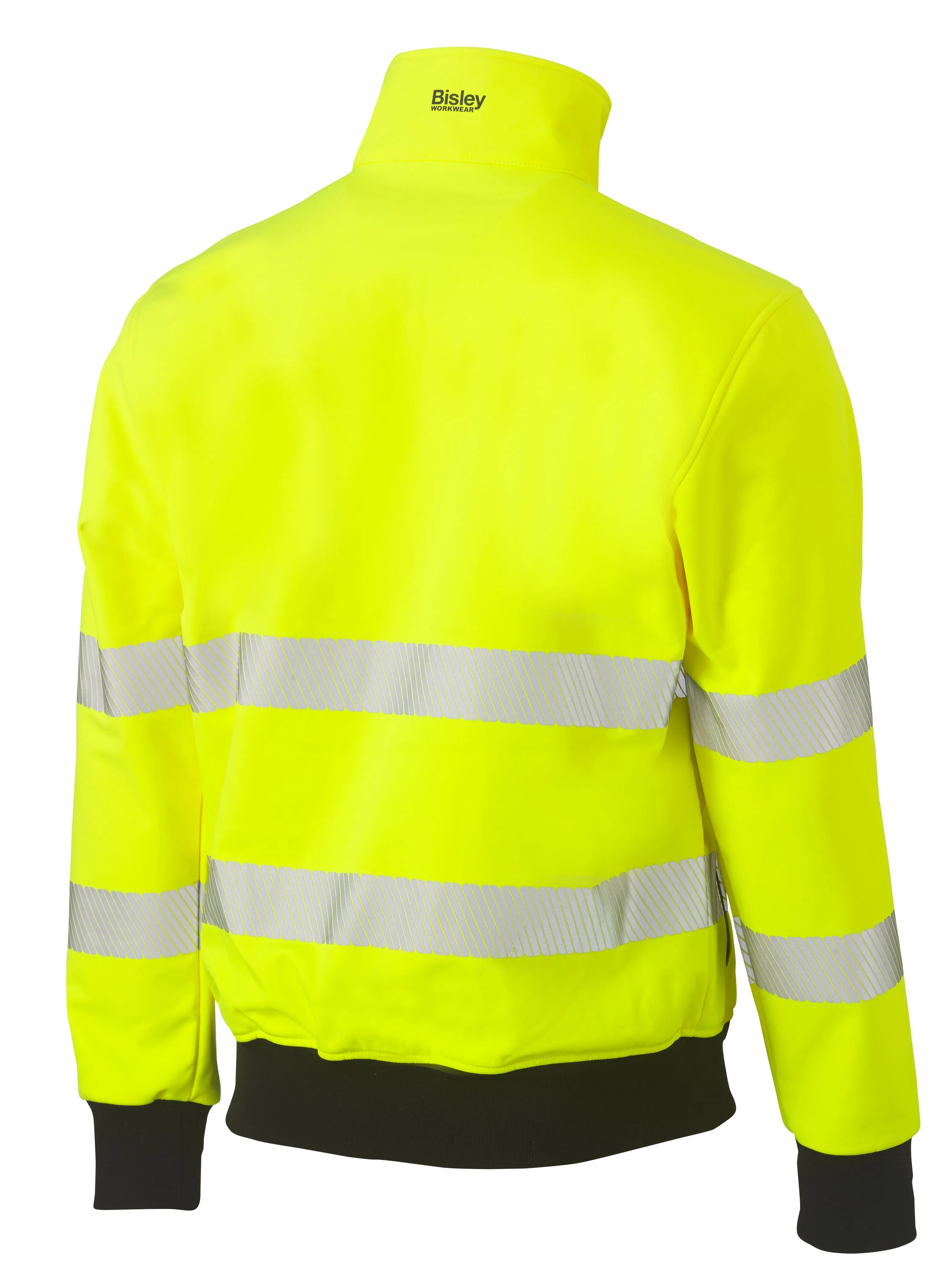 BJ6979T Bisley Taped Hi Vis Soft Shell Bomber Jacket