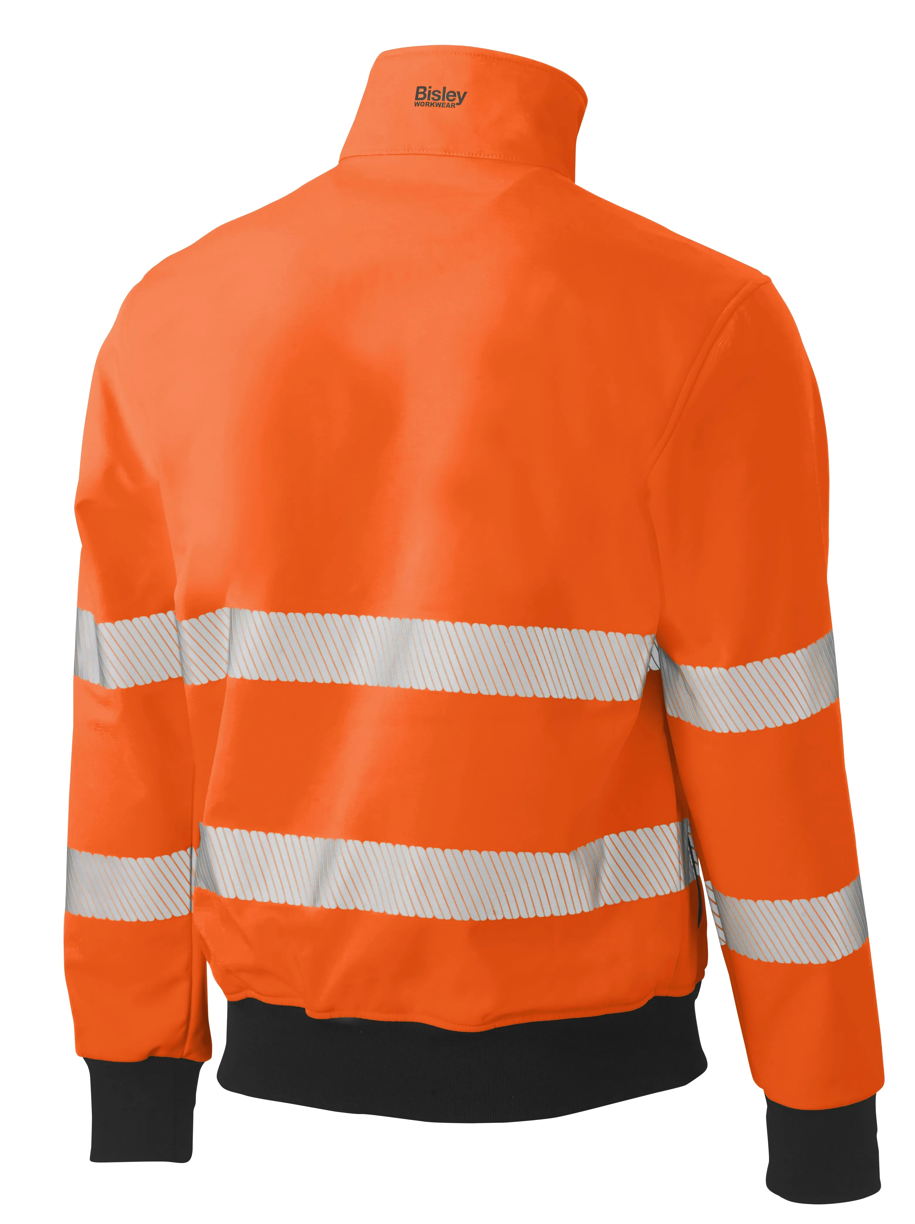 BJ6979T Bisley Taped Hi Vis Soft Shell Bomber Jacket