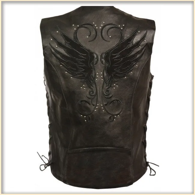 Black Wing Women Vest