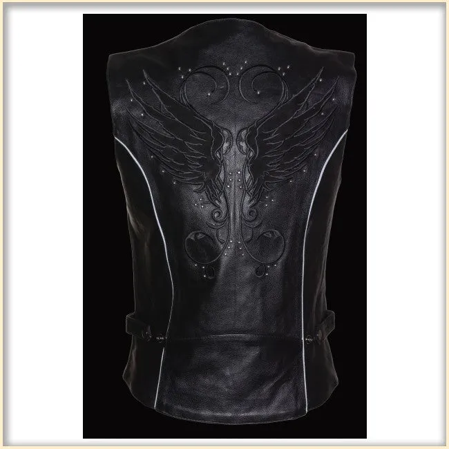 Black Wing Women Vest