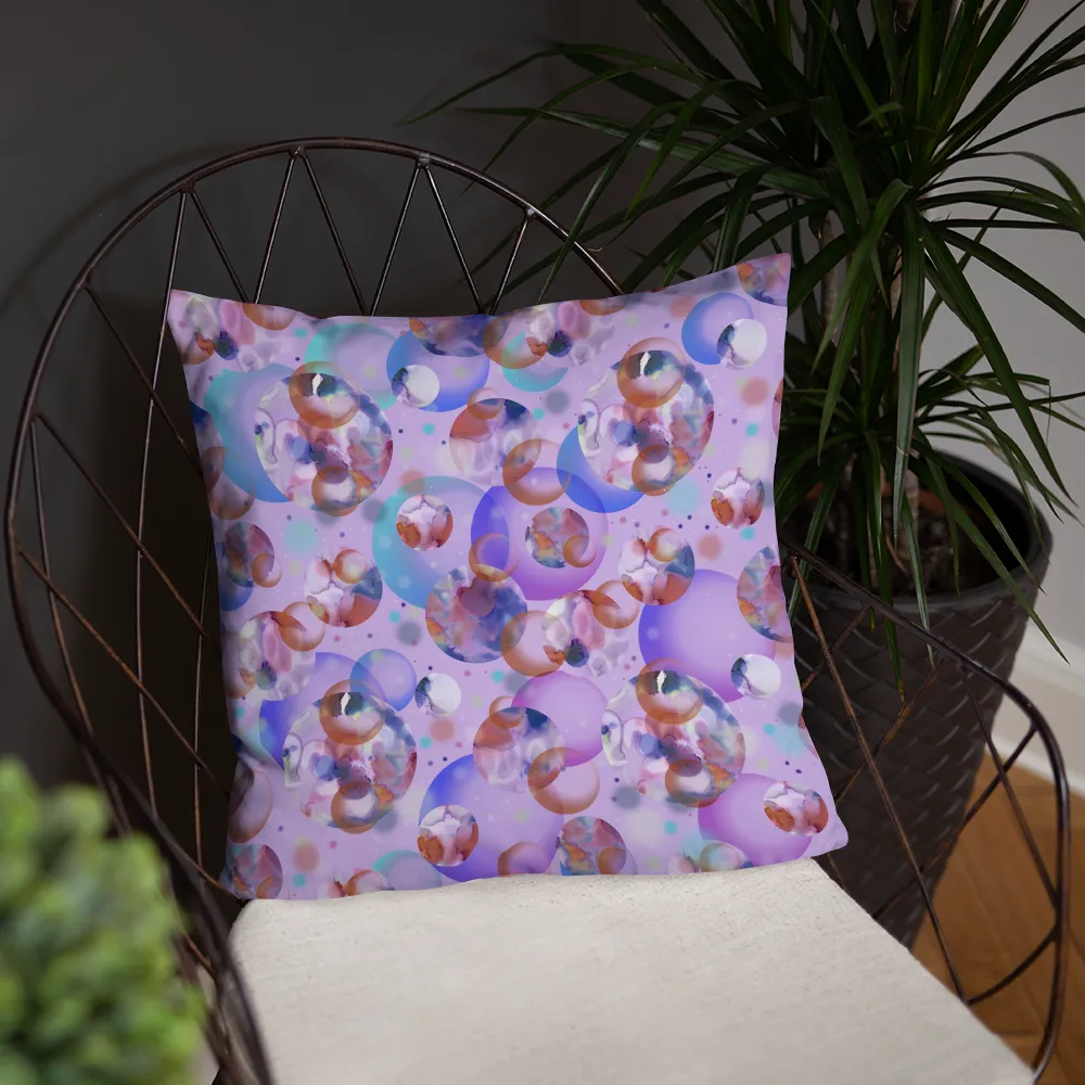 Bubbly Square Pillow