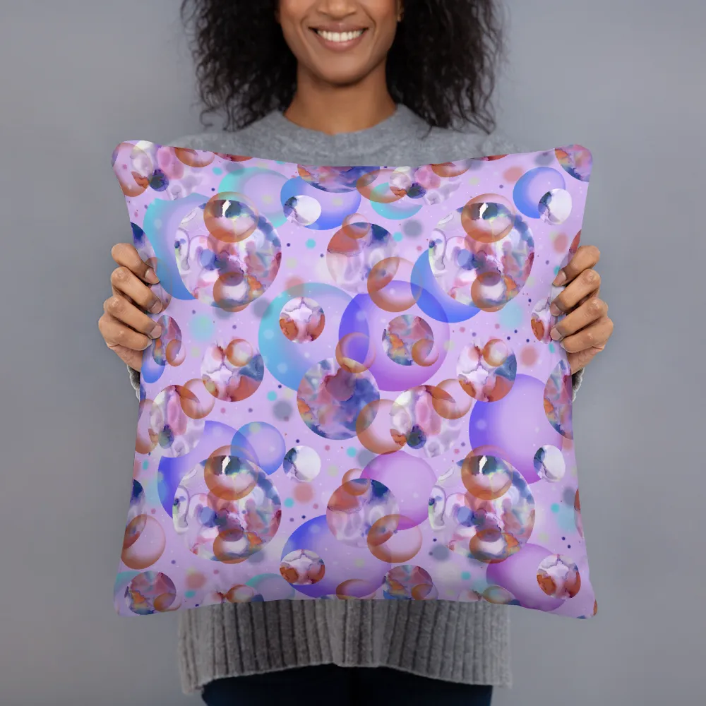 Bubbly Square Pillow