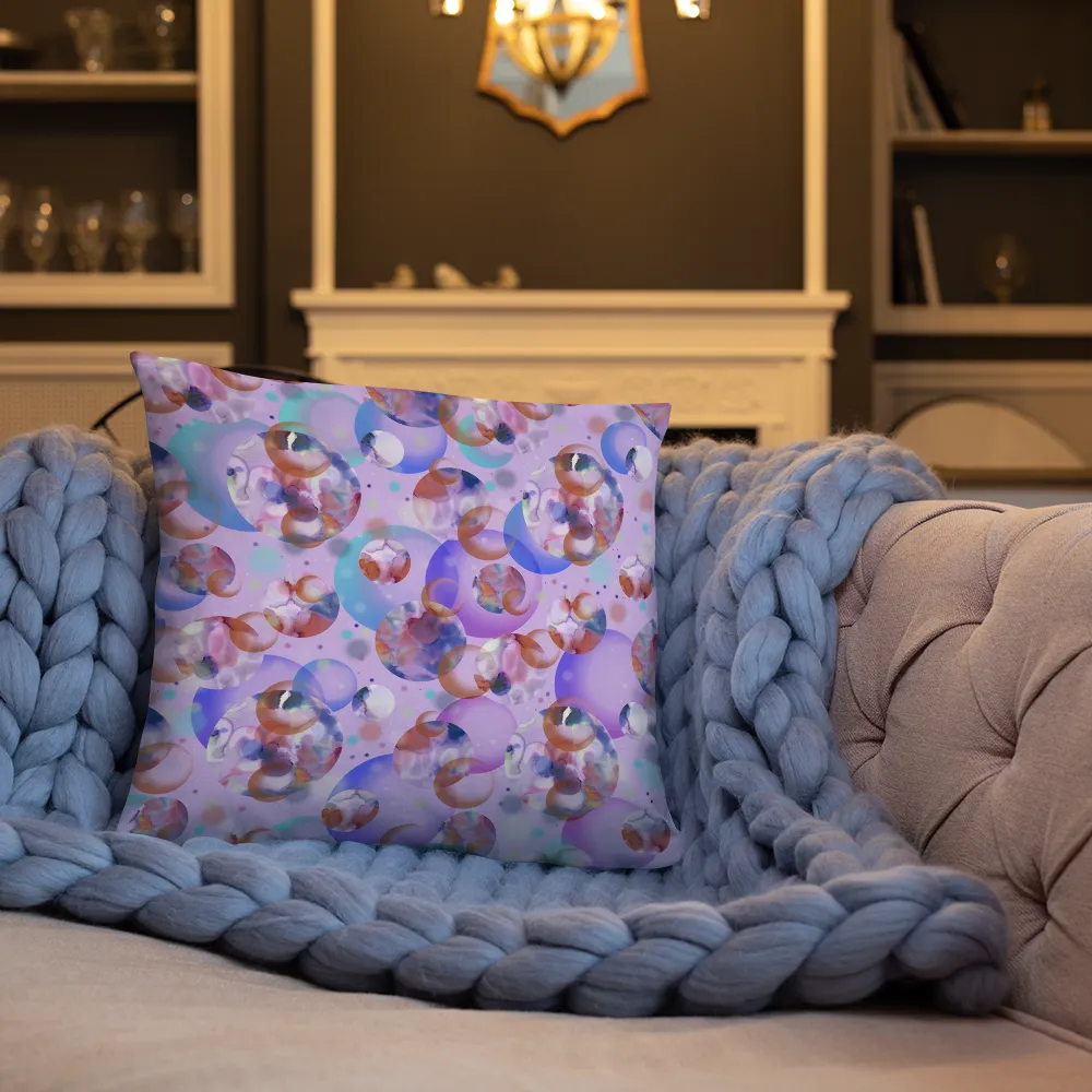 Bubbly Square Pillow