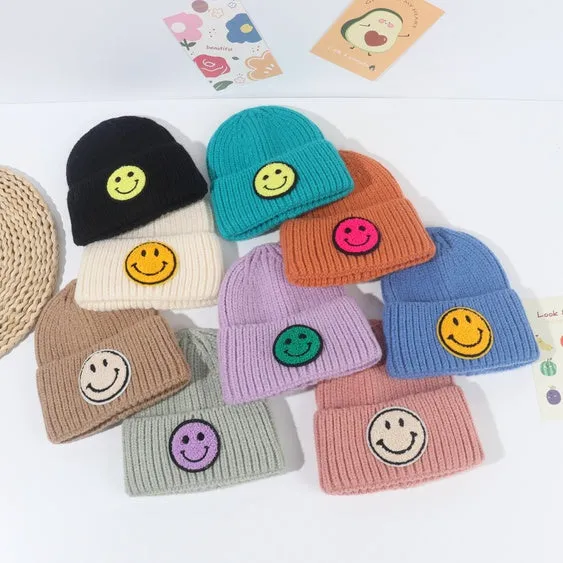 Caramel Smiley Beanie