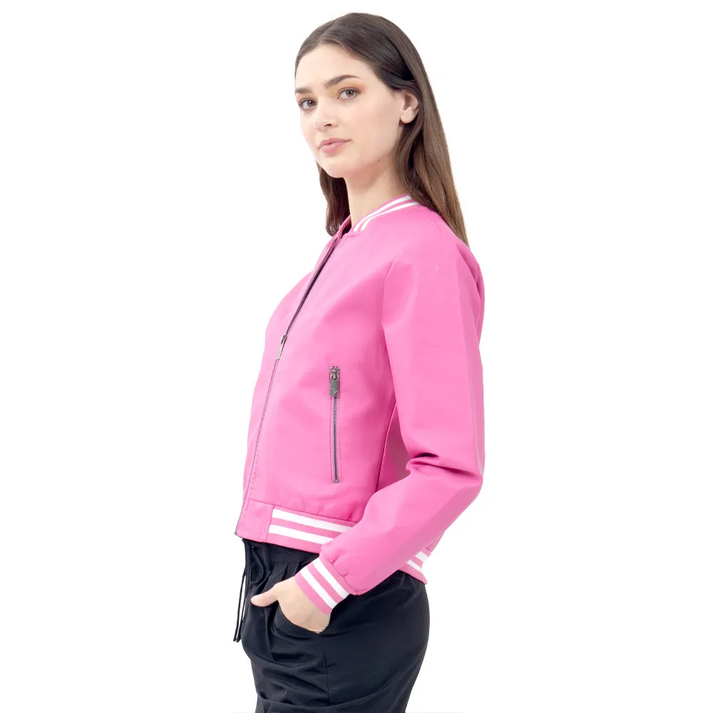 CHAMARRA PARA MUJER BOMBER JACKET PU FOREVER 21