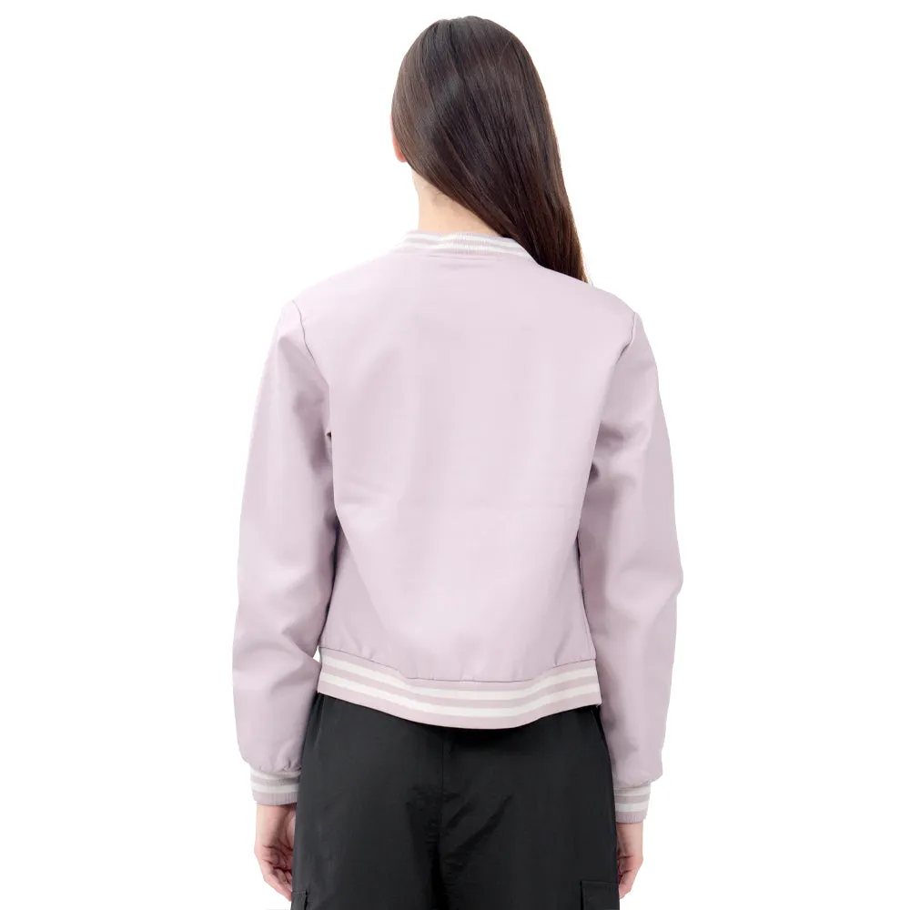 CHAMARRA PARA MUJER BOMBER JACKET PU FOREVER 21