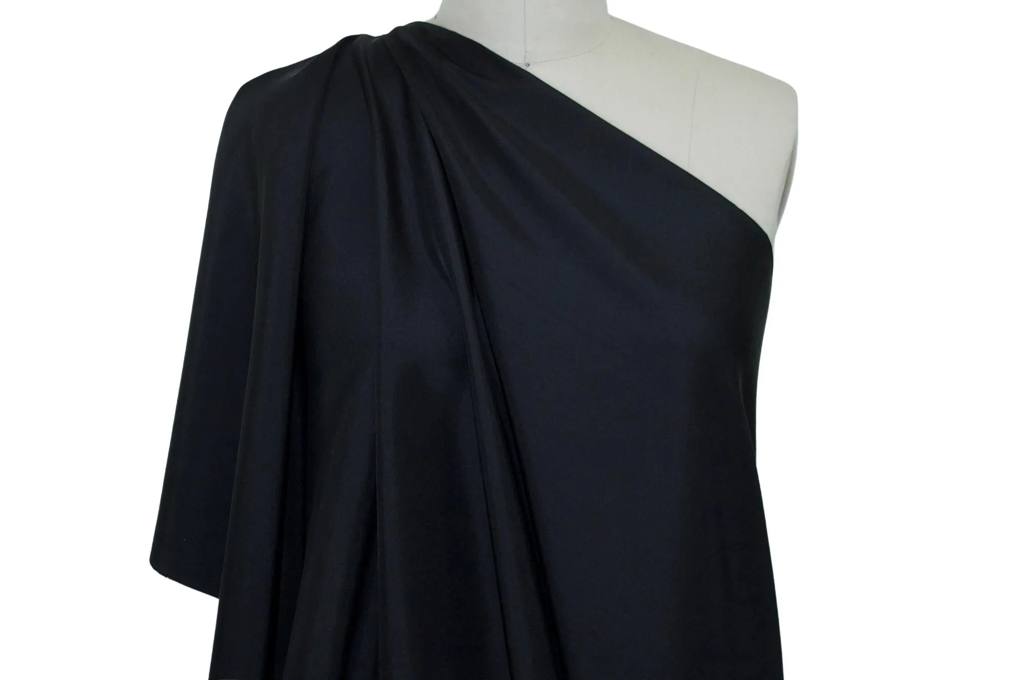 Classic Silk Faille Taffeta - Black