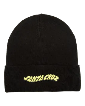 Comic Strip Beanie in Black