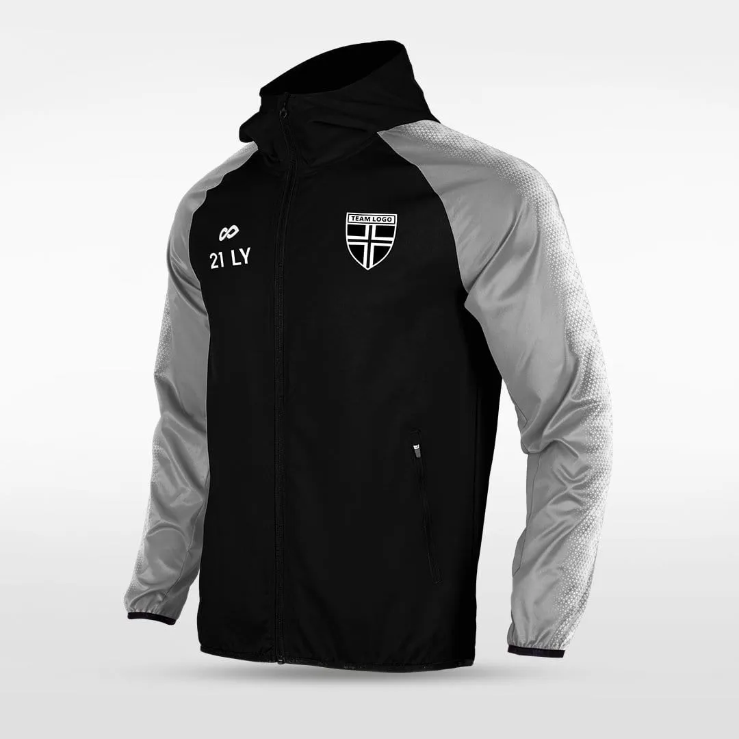 Embrace Radiance - Customized Men's Sublimated Full-Zip Waterproof