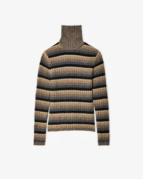 ERL - Men's Wool Striped Turtleneck - (Stripe)