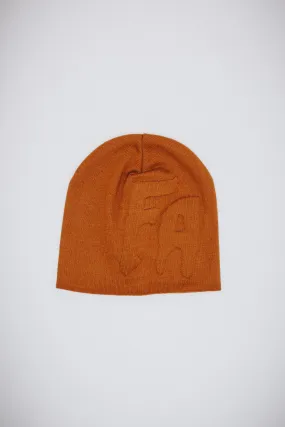 Fucking Awesome Lesser God Skull Beanie (Brown)