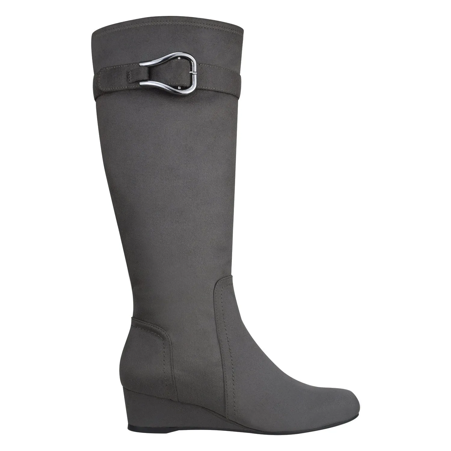 Gelsey Stretch Wedge Boot with Memory Foam