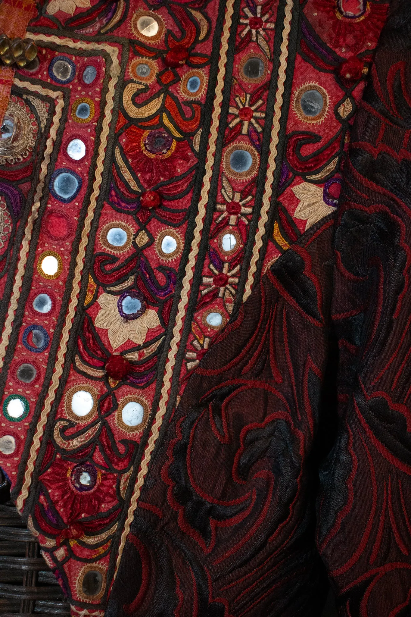 Images of Change Designer Embroidered Jacket 1980's