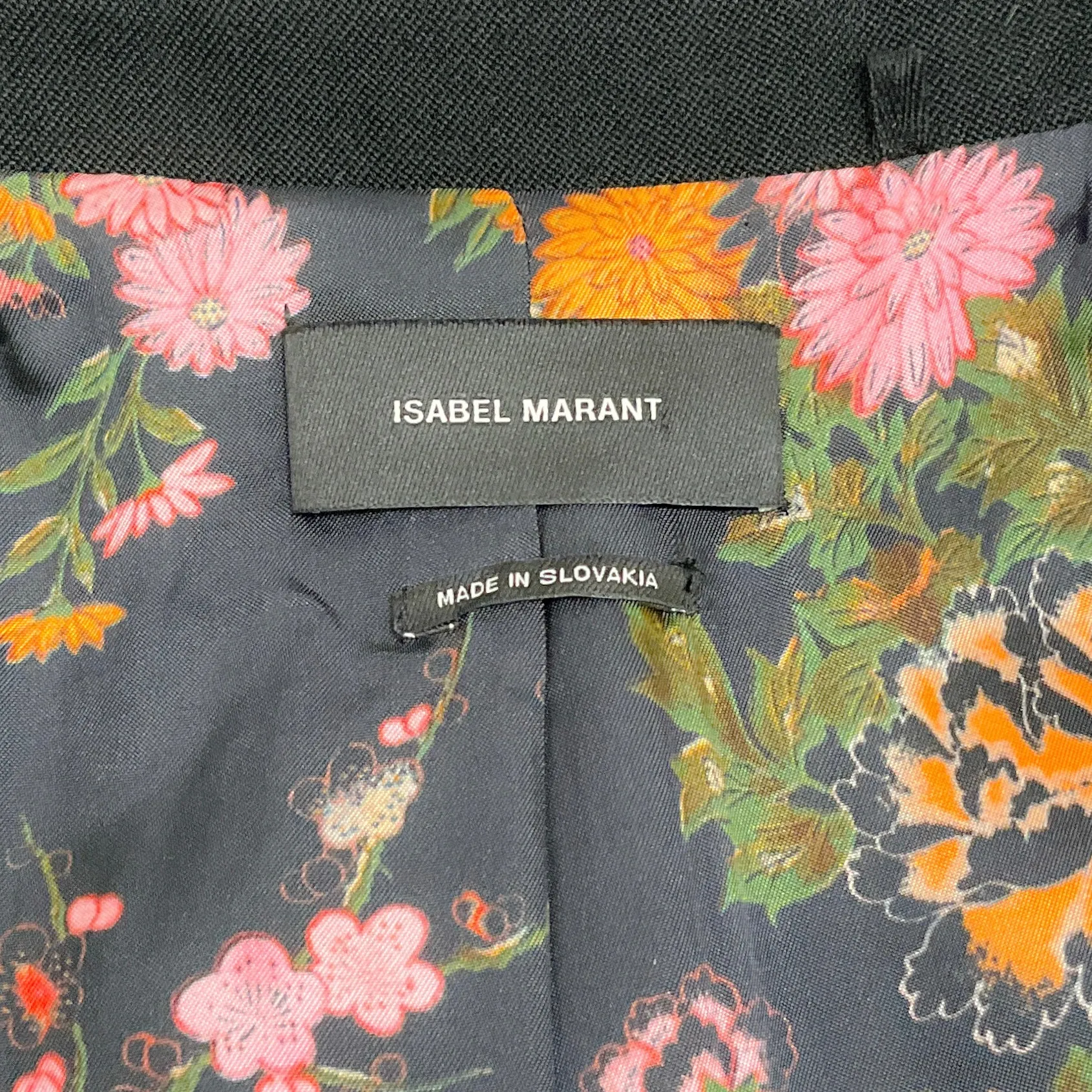 Isabel Marant Black Layla Tuxedo Jacket