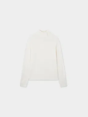 Knit Turtleneck-Cream