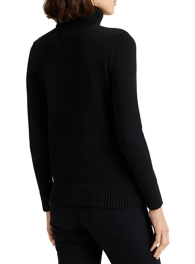 Lauren Ralph Lauren Intarsia-Knit Turtleneck Sweater