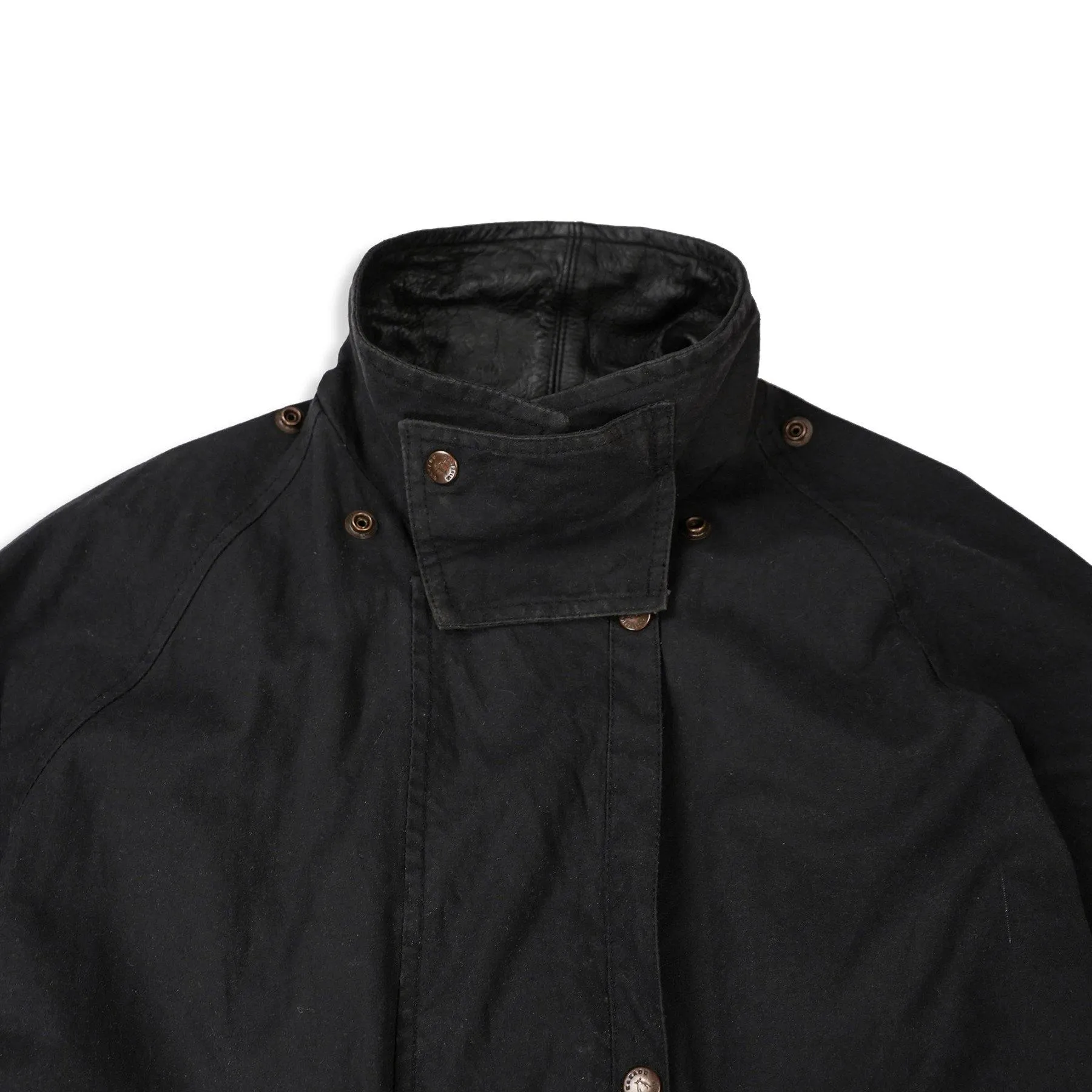 Long Rider 3-In-1 Drovers Coat in Black