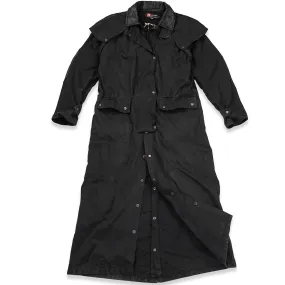 Long Rider 3-In-1 Drovers Coat in Black