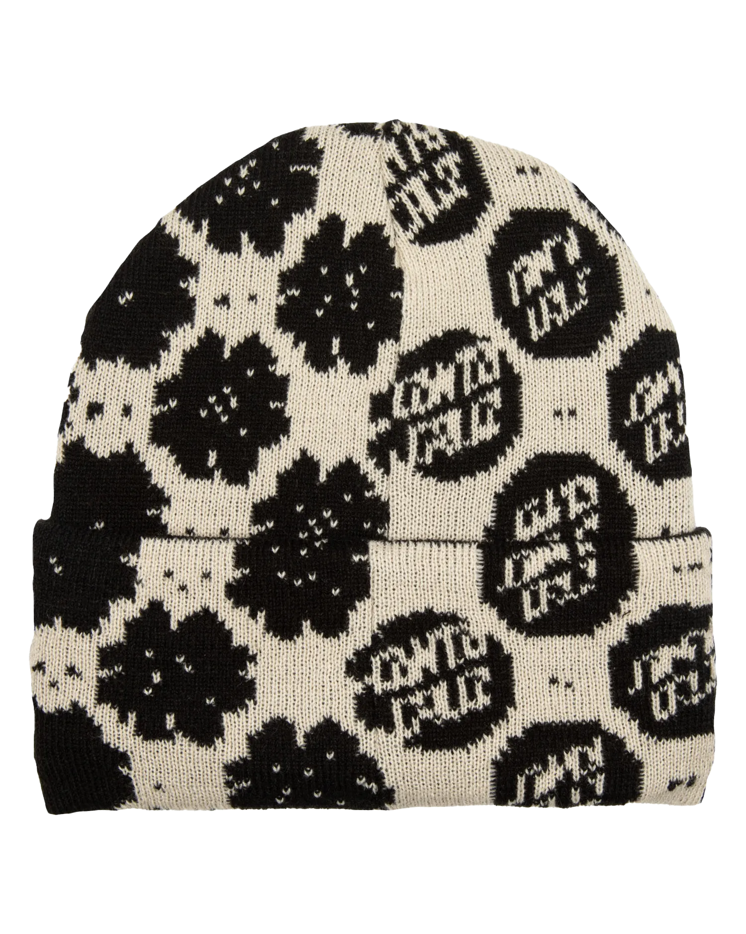 Meyer Freestyle Beanie in Chalk & Black