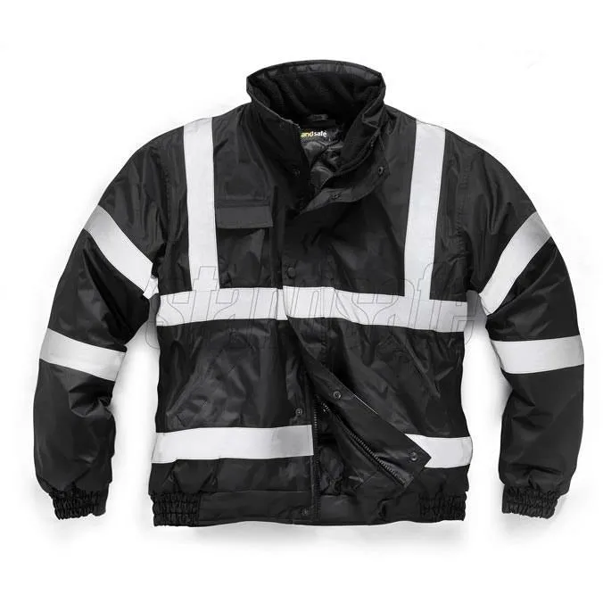 Navy Bomber Security Jacket EN 343