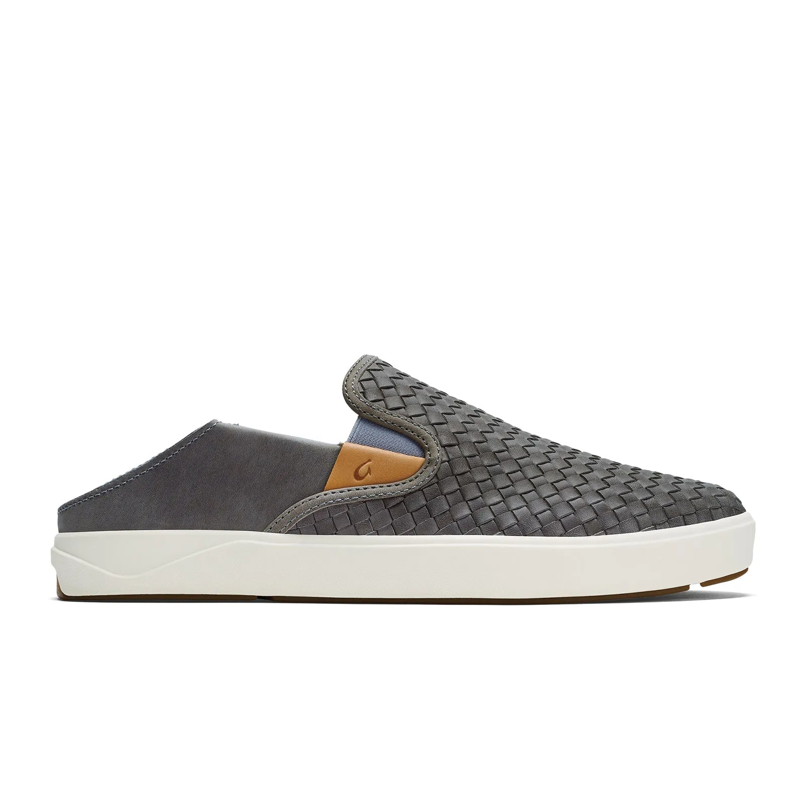 OluKai Lae'ahi Lauhala Slip On (Men) - Ash/Ash