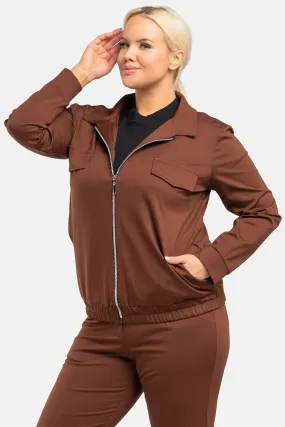 Plus size sweatshirt model 193912 Karko