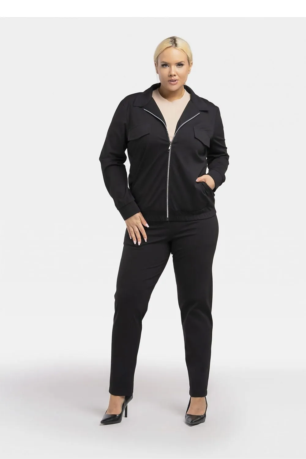 Plus size sweatshirt model 193914 Karko