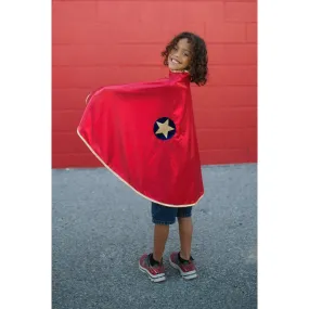 reversible wonder cape gold and red