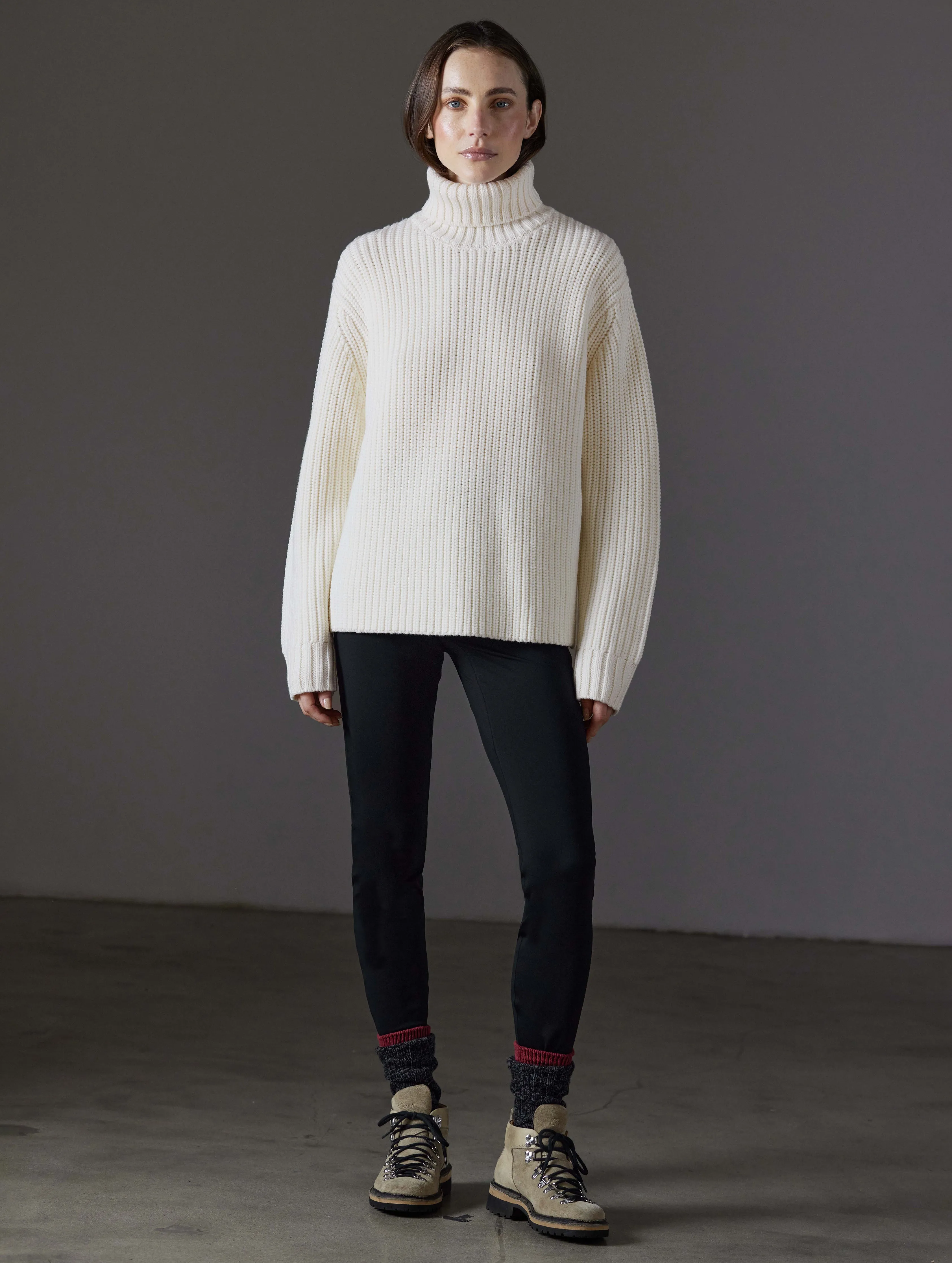 Sherwood Turtleneck Sweater - Winter White