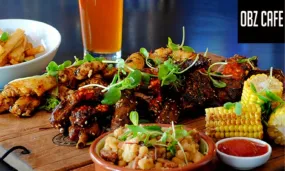 Social Ribs & Wings Platter for 4 to Share