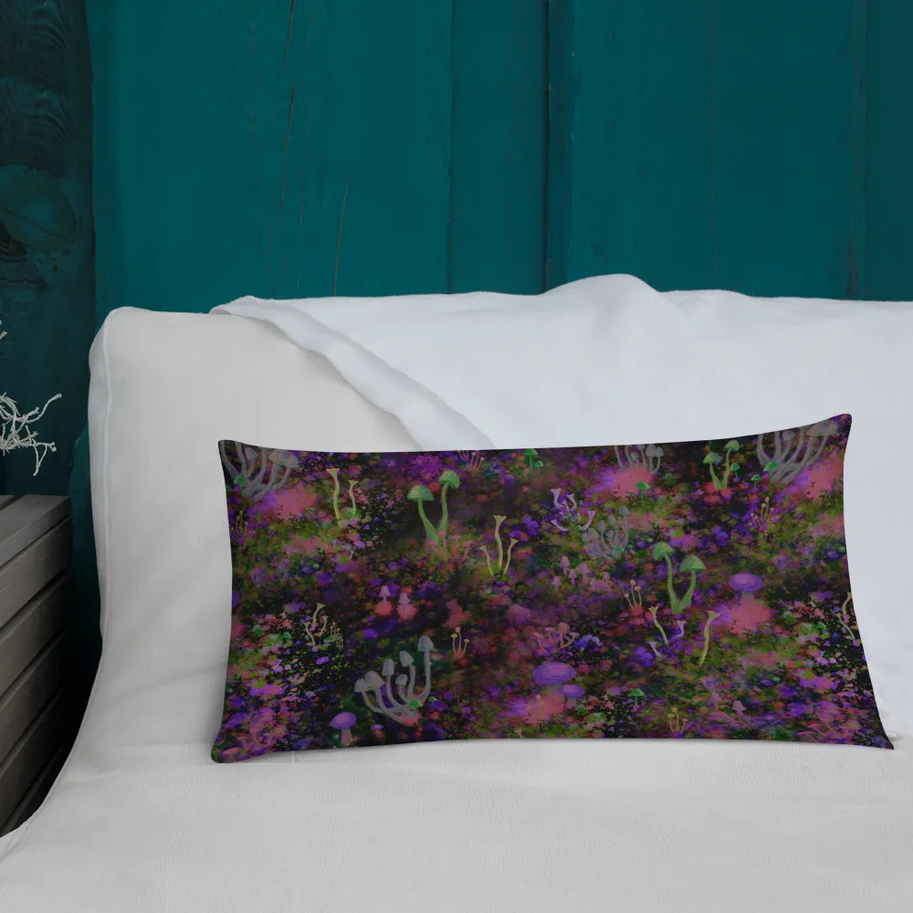 Sunset Shrooms Rectangular Pillow