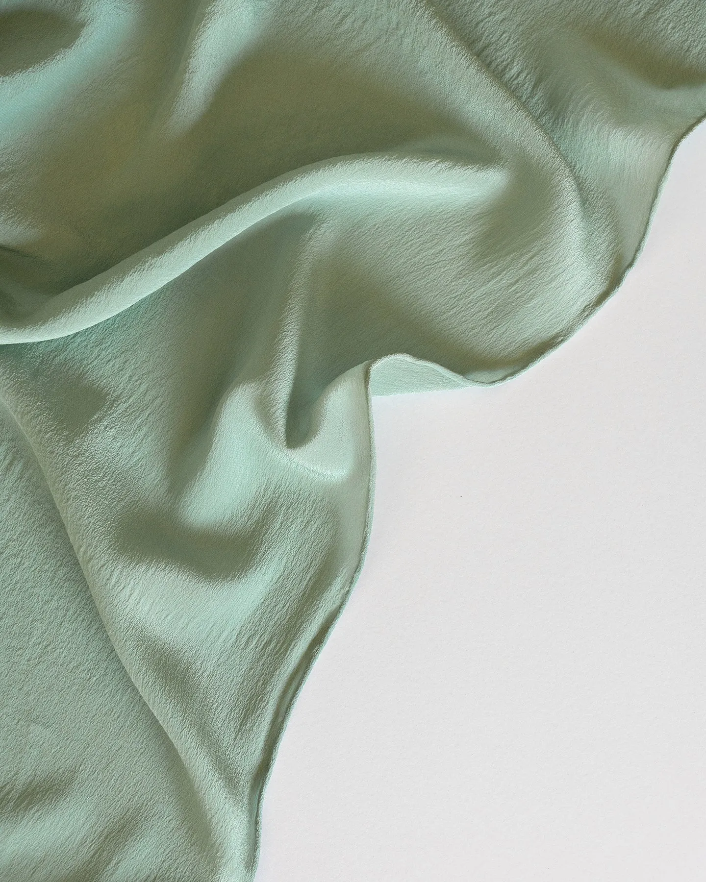 'The Scout' Washable Silk Scarf in Celadon