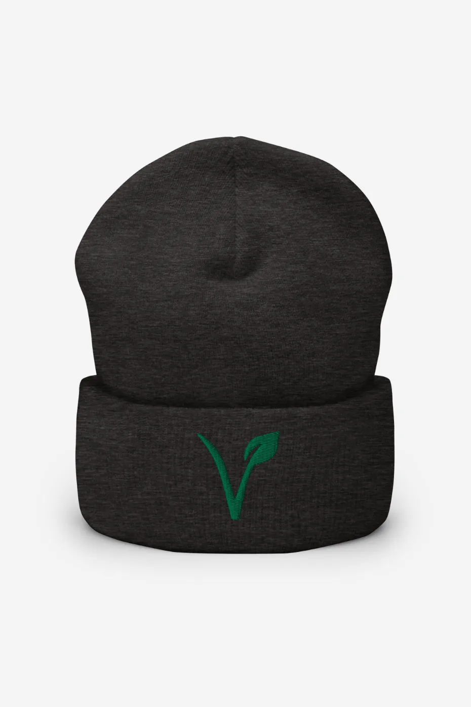 V Leaf Cuffed Beanie