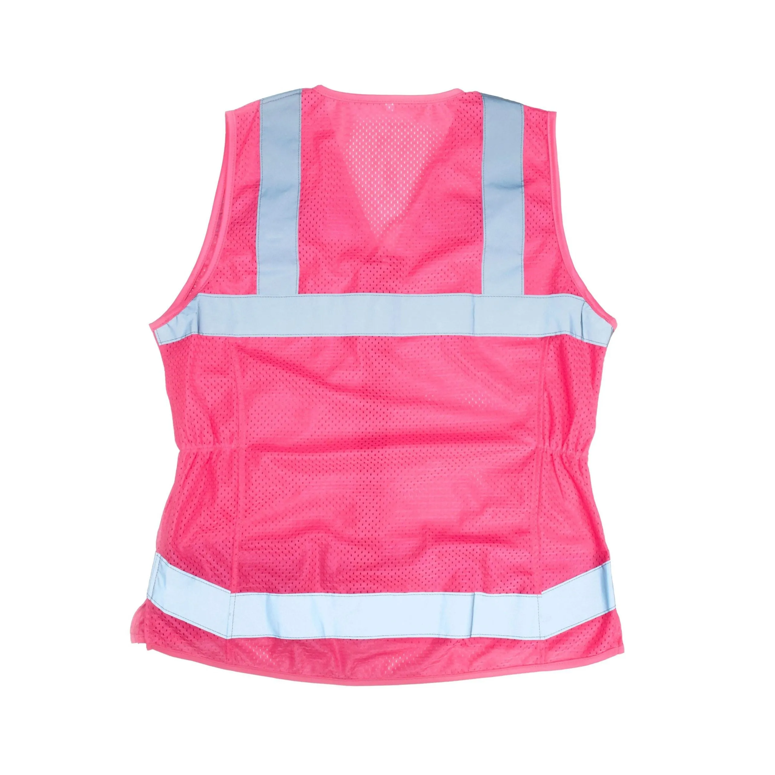 Xtreme Visibility XTREME VALUE WOMEN’S FITTED CLASS 2 ZIP VEST (YELLOW AND PINK)