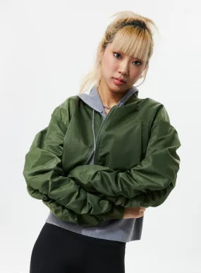 Zip-Up Bomber Jacket IS319